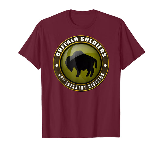 Buffalo Soldiers 92nd Infantry Division Heritage Icon T-Shirt