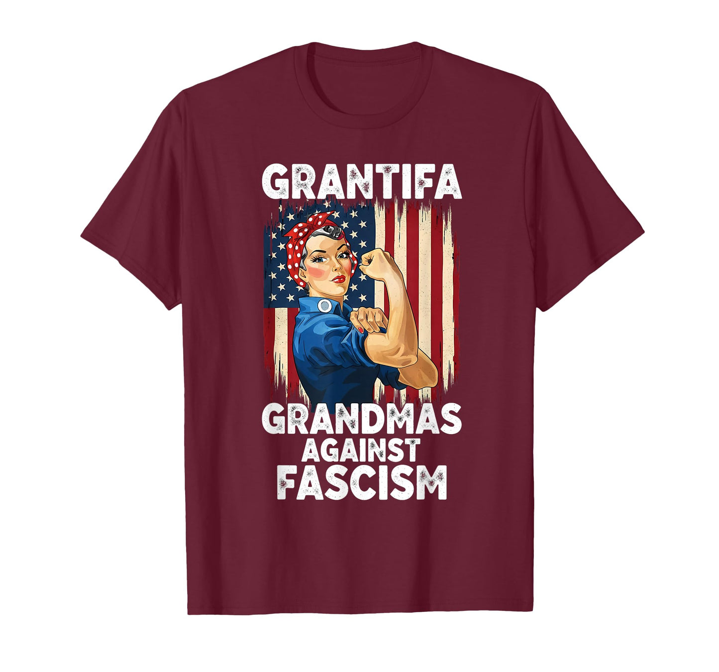 Grantifa Grandmas Against Fascism Feminist Political T-Shirt