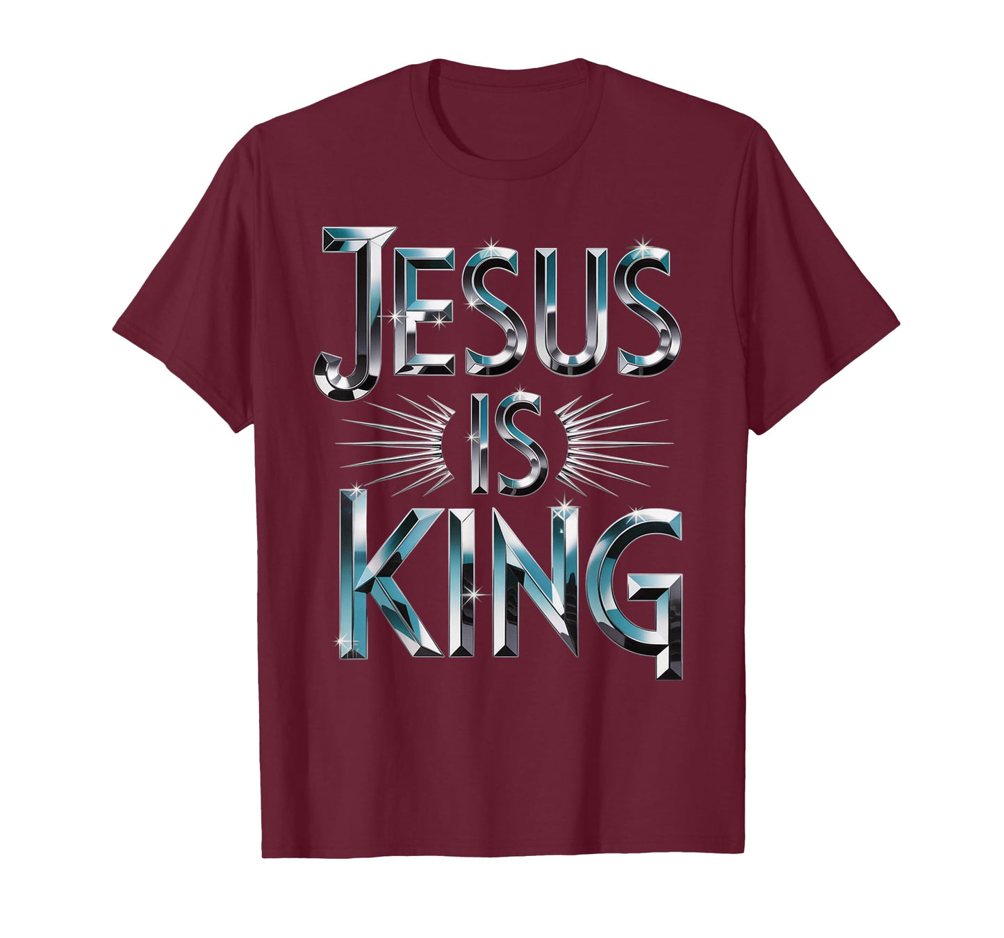 Jesus is King Christian Men T-Shirt