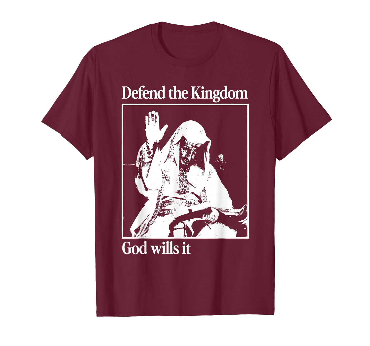 Sliver Mask King Baldwin IV Meme The Leper King Warrior T-Shirt