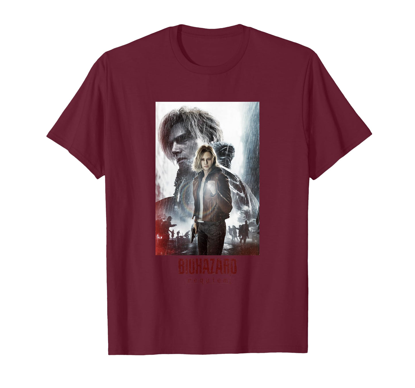 Resident Evil Requiem Leon ＆ Grace Art FP T-Shirt