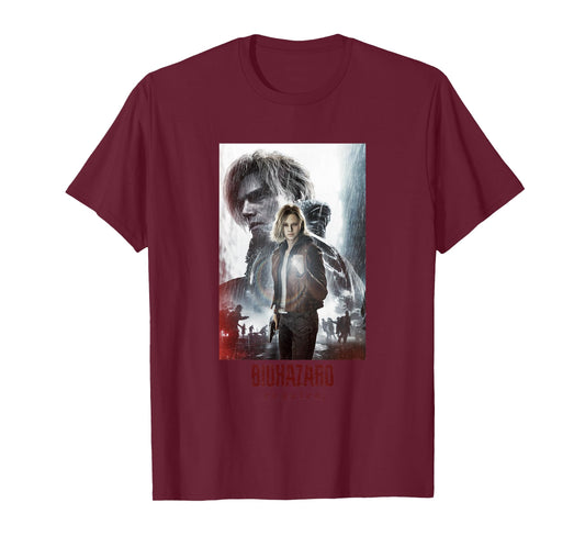 Resident Evil Requiem Leon ＆ Grace Art FP T-Shirt