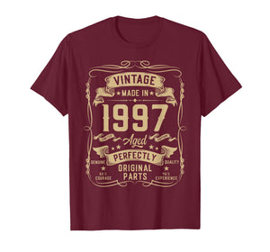 Vintage 1997 29yr 29th Birthday Gifts for Men 29 Years Old T-Shirt