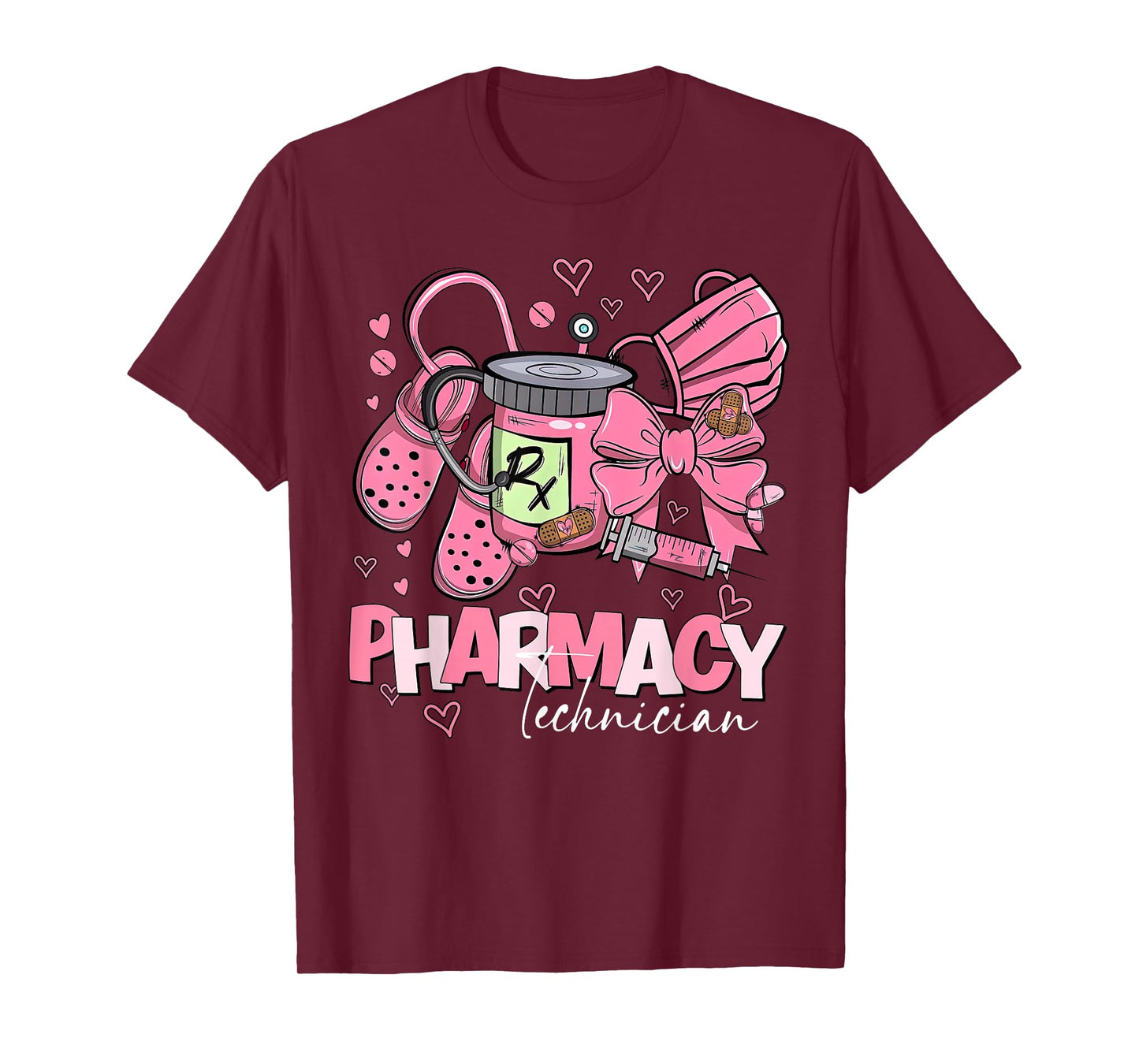 Pharmacy Technician Valentines Day Pharmacist Tech Student T-Shirt