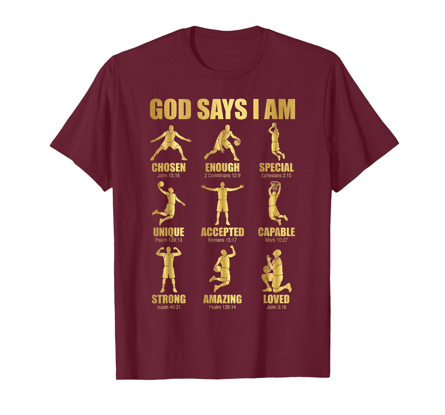God Says I Am Christian - Basketball Tie Dye T-Shirt