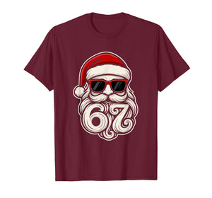 6 7 Christmas 67 Santa Six Seven Christmas Boys Teens T-Shirt