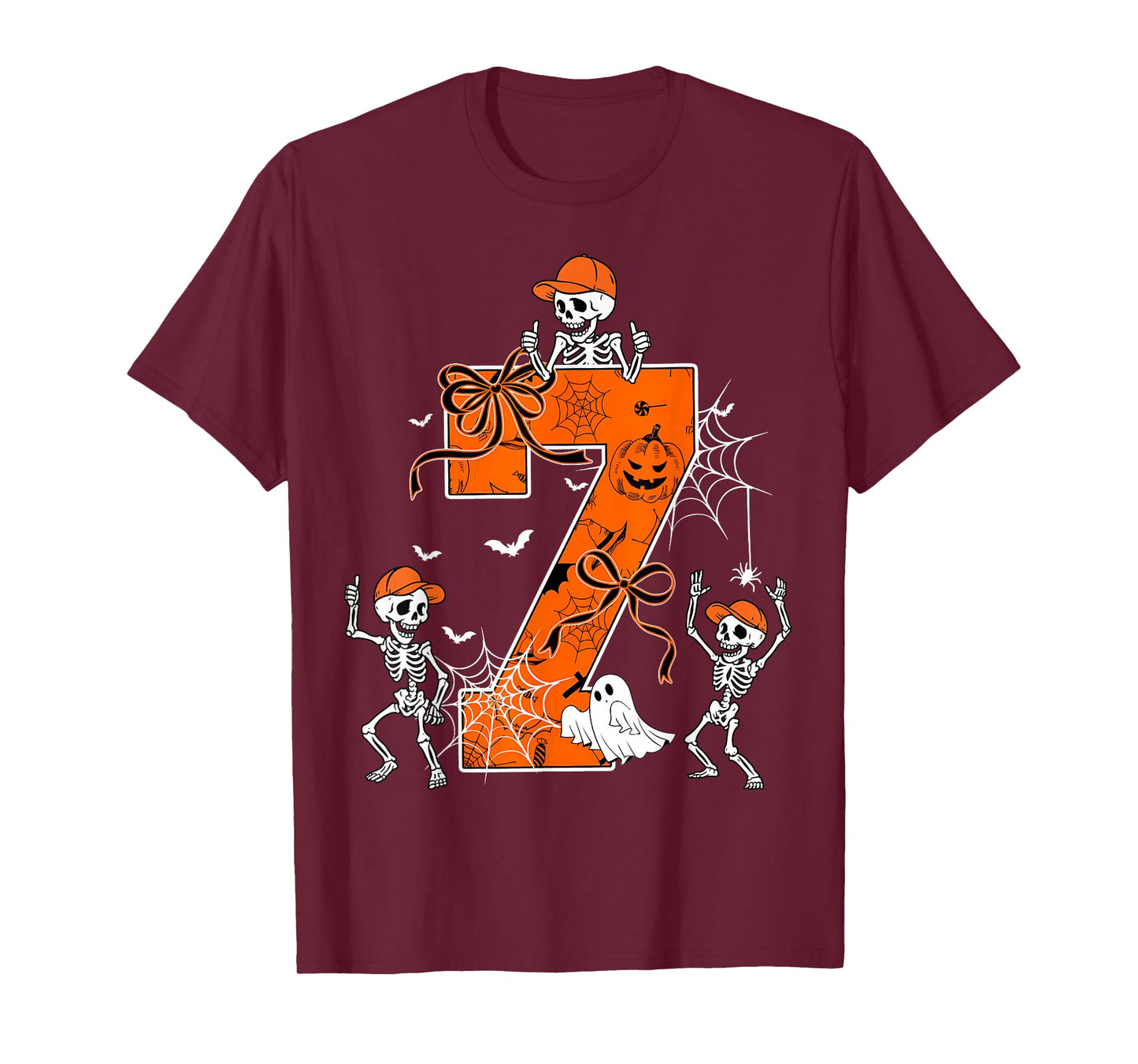 Six Seven Meme 6 7 Halloween Costume Dancing Skeleton T-Shirt