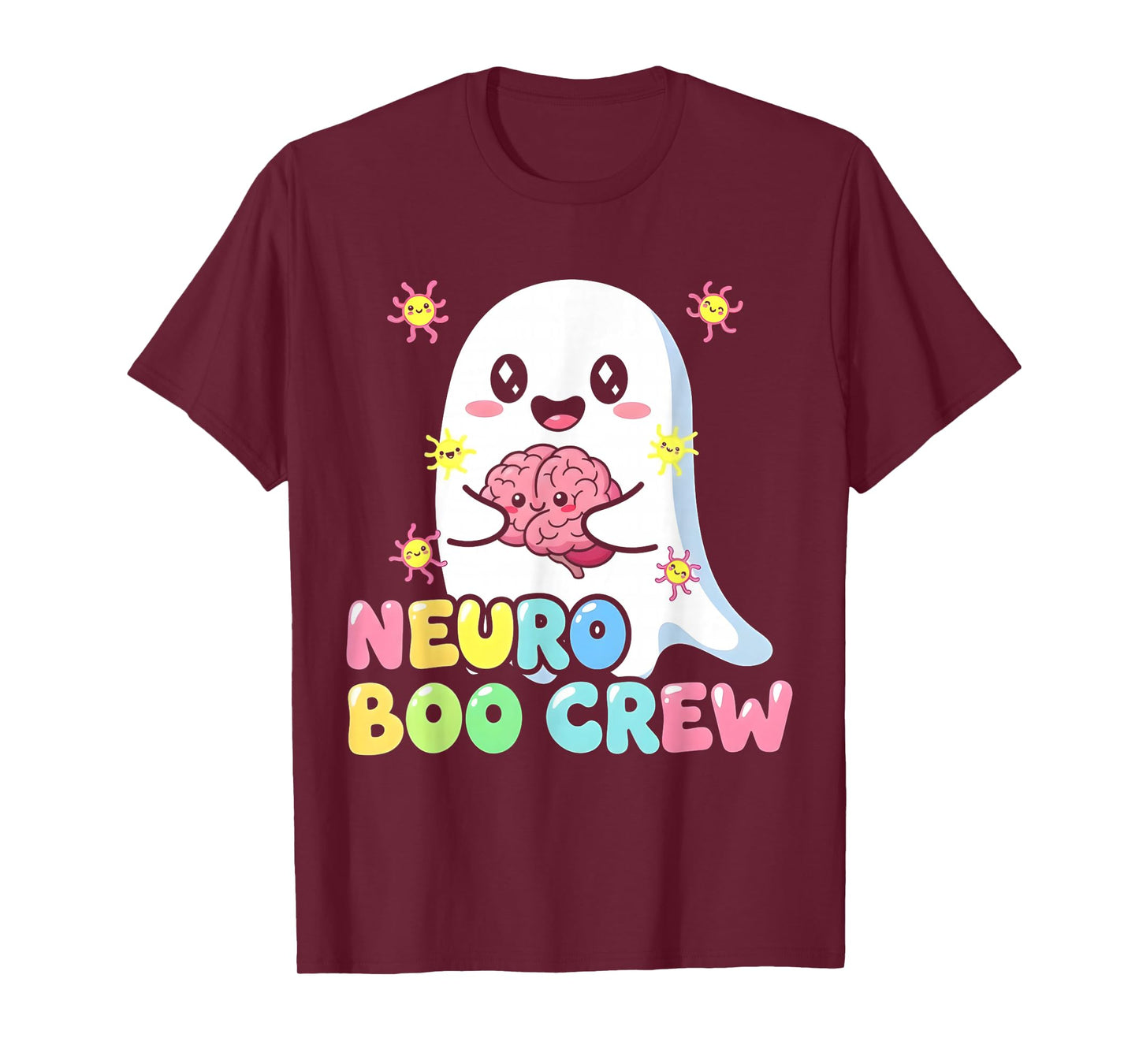 Neuro Boo Crew Halloween Anatomical Brain Anatomy Neurology T-Shirt