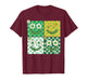 Retro Green Face Eggs and Bacon Ham Breakfast St Patricks T-Shirt