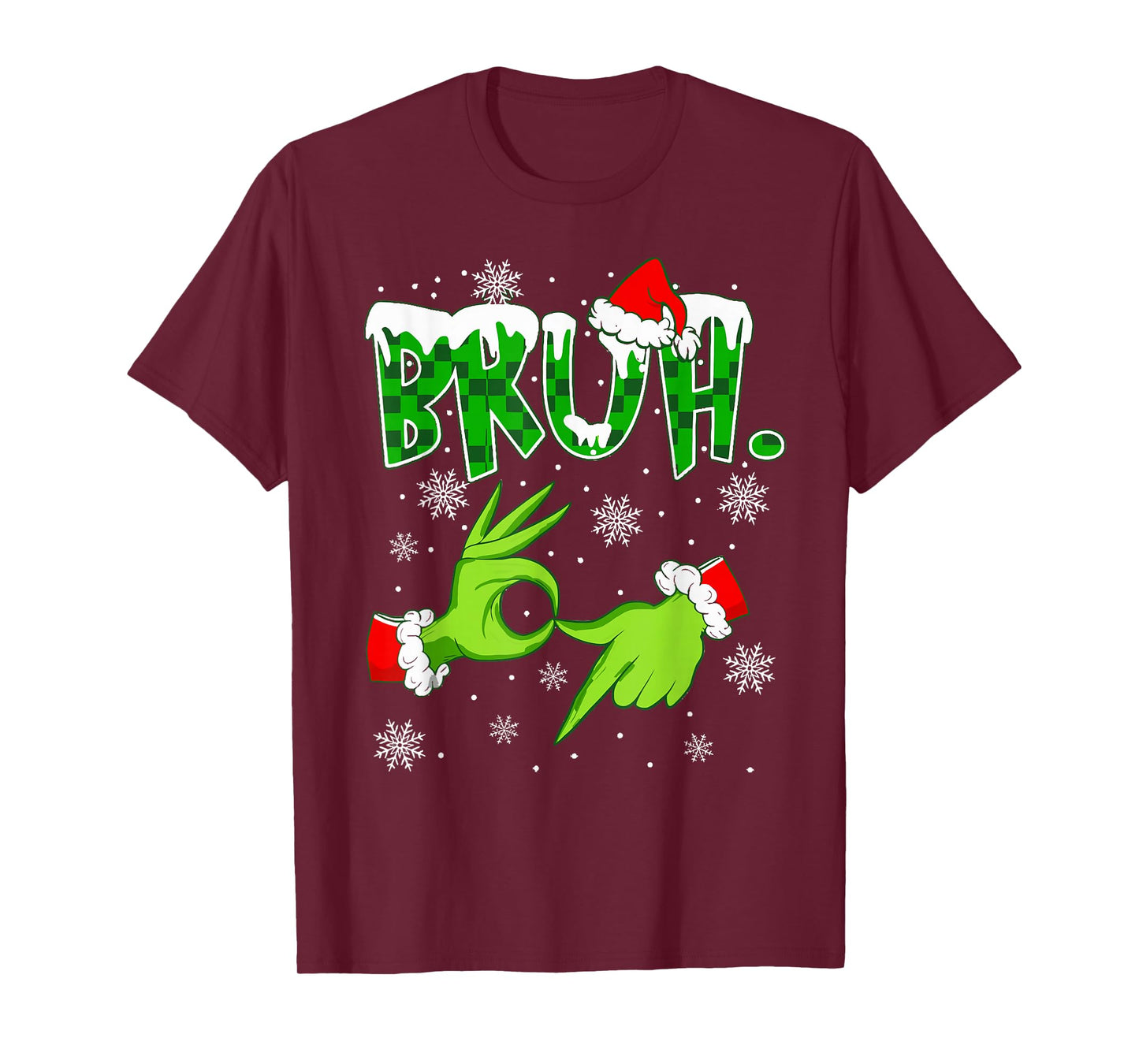 Bruh 67 Six Seven 6 7 Meme Christmas Funny Gen Z Slang T-Shirt