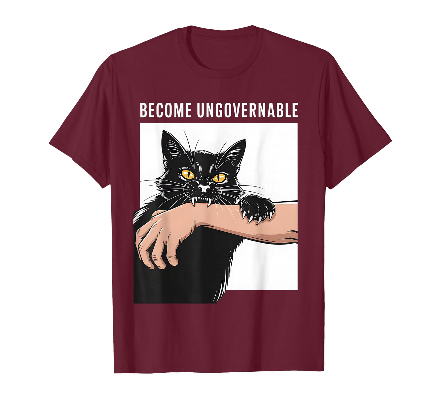 Become Ungovernable Cat T-Shirt