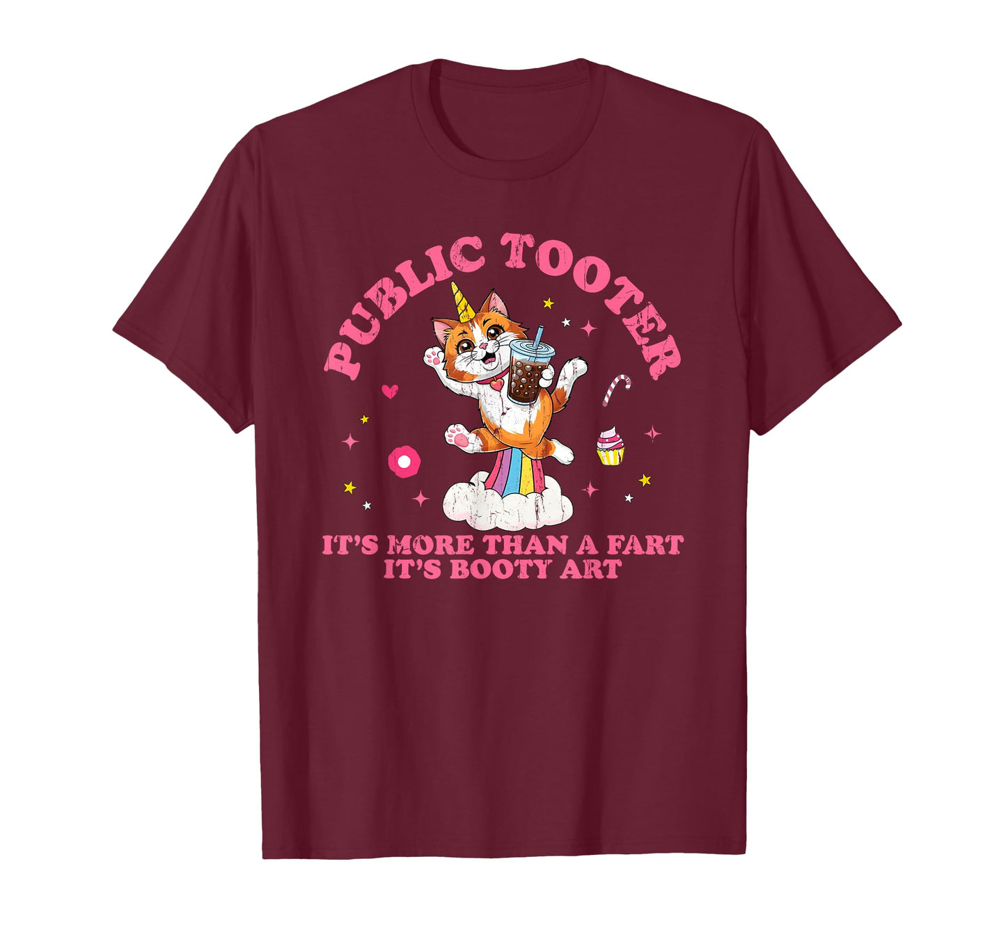 Public Tooter It's More Than A Fart It's Booty Art T-Shirt