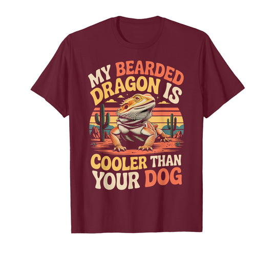 Bearded Dragon Cooler Reptile Animal Beardie Bearded Dragon T-Shirt