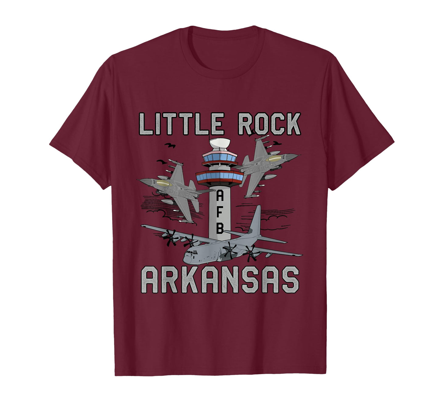 Little Rock AFB Arkansas Air Force Base Airman Veteran Tee T-Shirt