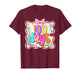 Retro 100 Days of School Happy 100th Day of School Girl Kids T-Shirt