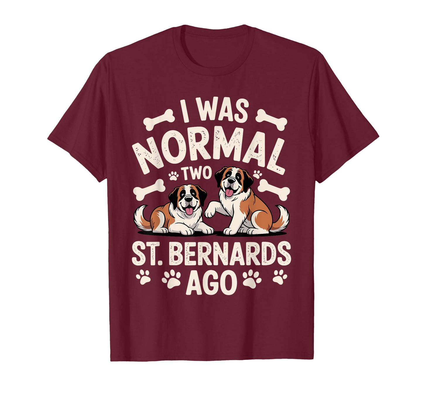 Cool Saint Bernard Costume for Men Women St. Bernard Lover T-Shirt
