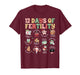 12 Days of Fertility IVF Nurse Christmas OB GYN Transfer Day T-Shirt