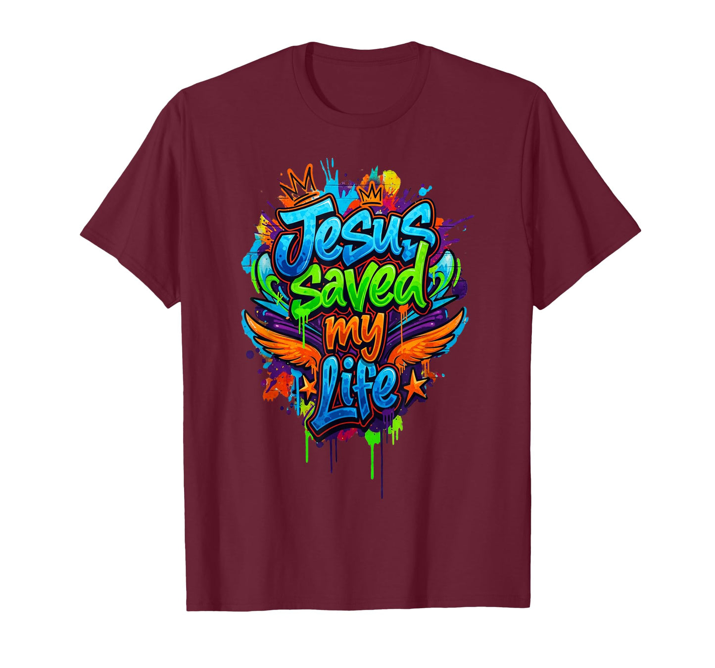 Jesus Christ Saved My Life Christian Gift for Women Men T-Shirt