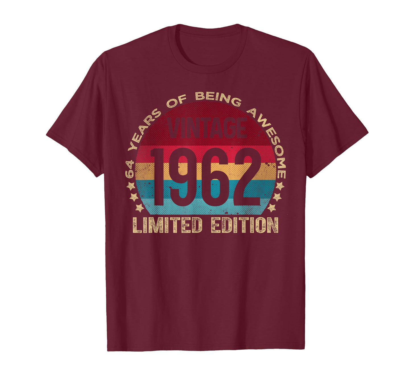 64 Year Old Gifts Vintage 1962 Limited Edition 64th Birthday T-Shirt