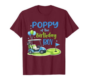 Poppy of The Birthday Boy Golf Sport Matching T-Shirt