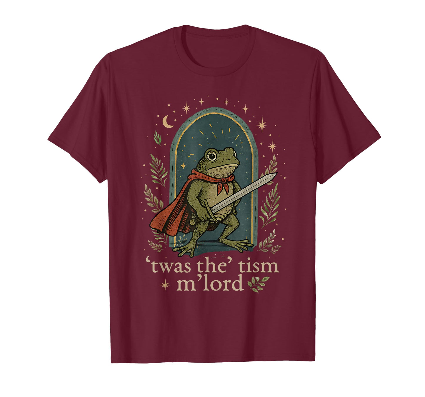 'TWAS The 'Tism M'lord Autism Awareness Autistic Funny Frog T-Shirt