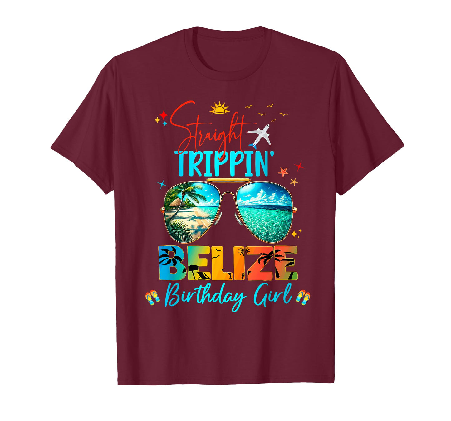 Belize Vacay Straight Trippin' Birthday Cruise T-Shirt