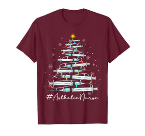 Botox Dealer Christmas Tree Aesthetic Nurse Injector T-Shirt