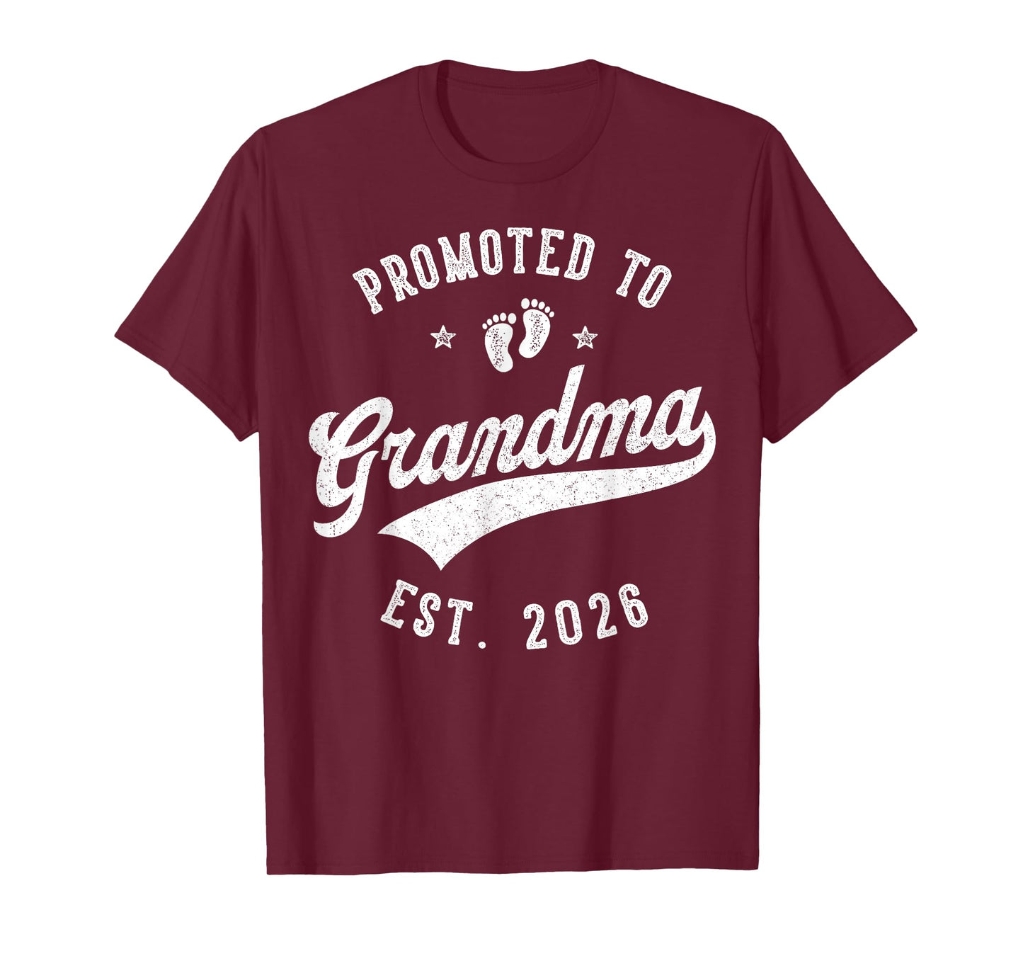 Promoted to Grandma 2026 Baby Announcement Family Matching T-Shirt