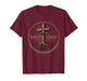 Rooted in Christ Tee, Jesus Tee, Vintage Cross Christian T-Shirt