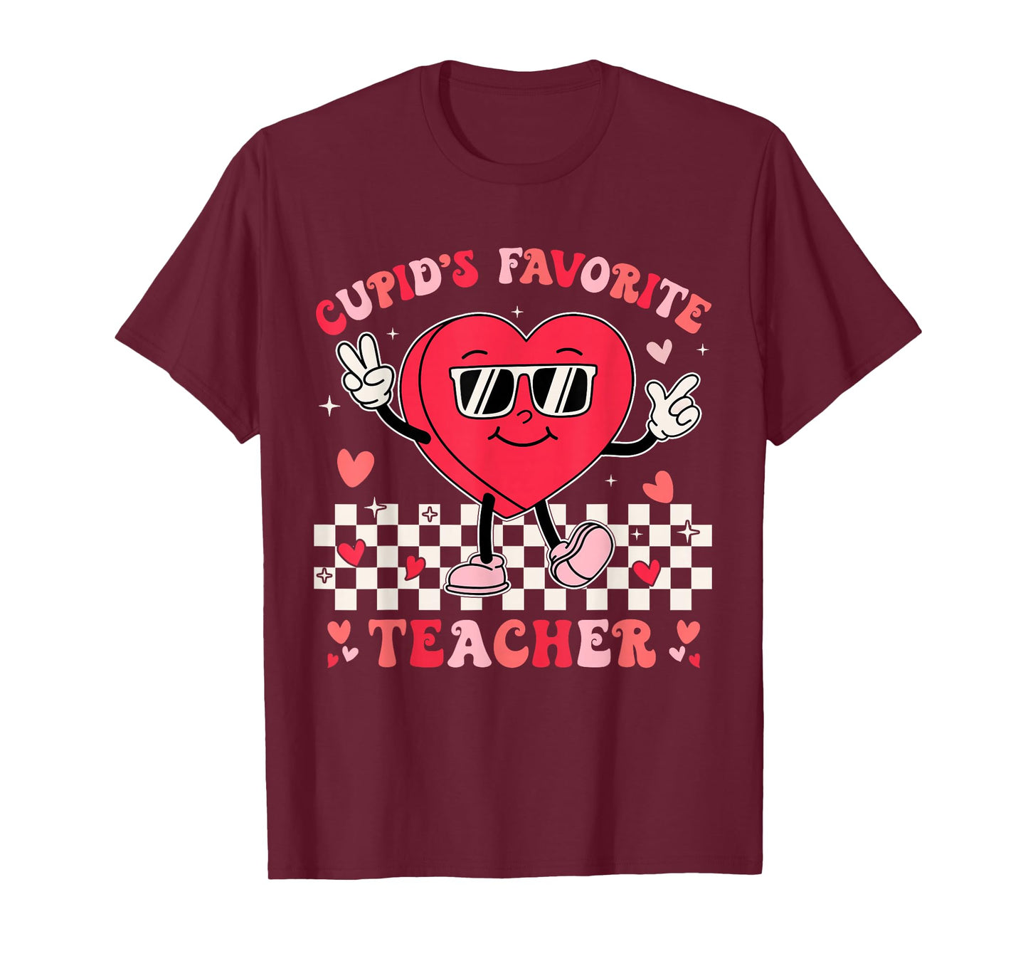 Cupid's Favorite Valentines Day for Men Women Teachers Kids T-Shirt