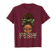 Pray On It Pray Over It Black Woman Afro Christian Sayings T-Shirt