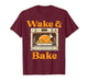 Funny Cooking Turkey Wake and Bake Thanksgiving Chef Costume T-Shirt