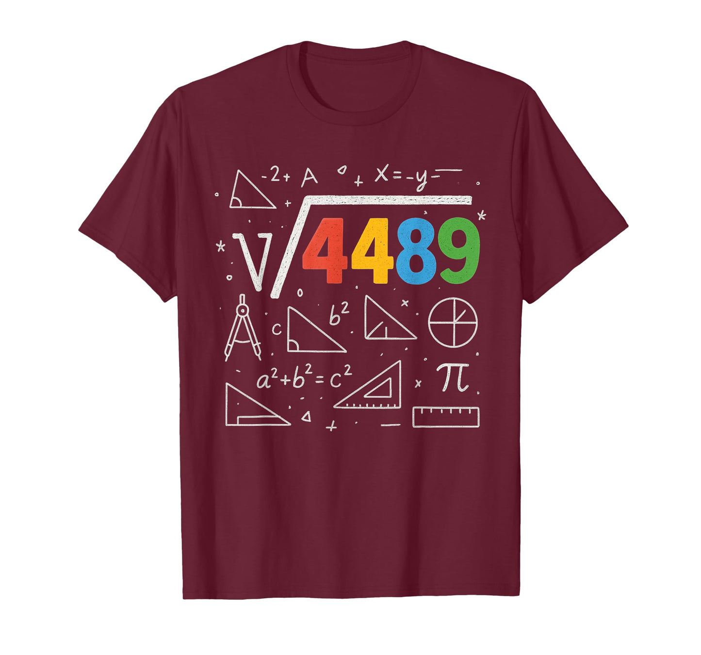 67 Meme Square Root 4489 Slang Six Seven Math Teacher T-Shirt