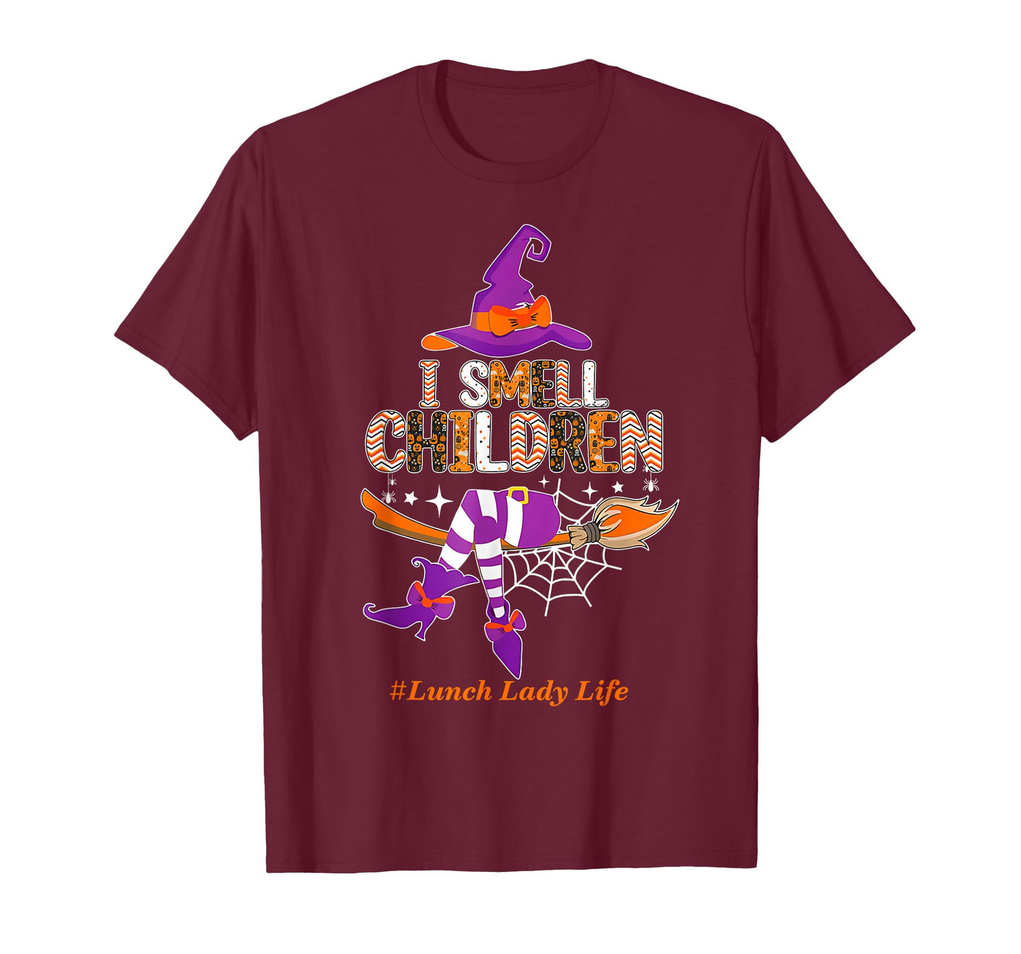 I Smell Children Lunch Lady Halloween Nutrition Food Service T-Shirt