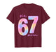 Funny Six Seven 6 7 Meme Gen Alpha Slang 67 Kids Girls T-Shirt