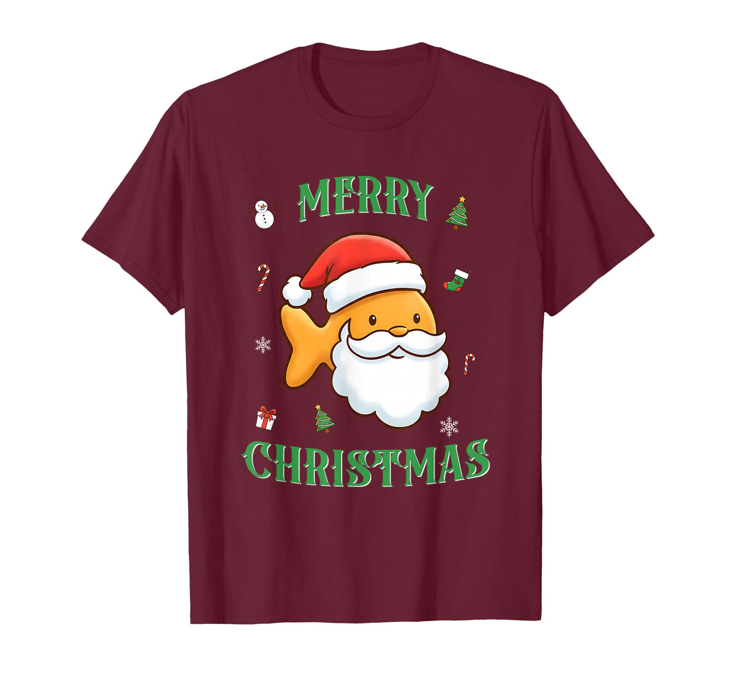 Santa Goldfish Cracker T-Shirt
