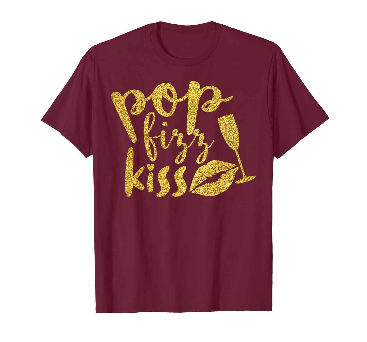 Pop Kiss Kiss Celebration New Year Eve 2026 Party Women T-Shirt