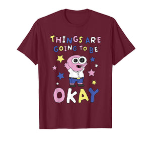 Smiling Friends Things are Going to Be Okay PIM Cartoon T-Shirt