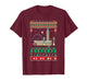 London Christmas Ugly Sweater Big-Ben Holiday Travel UK T-Shirt