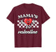 Kids Mamas Valentine Heart Peace Valentines Day Boys Kids Toddler T-Shirt