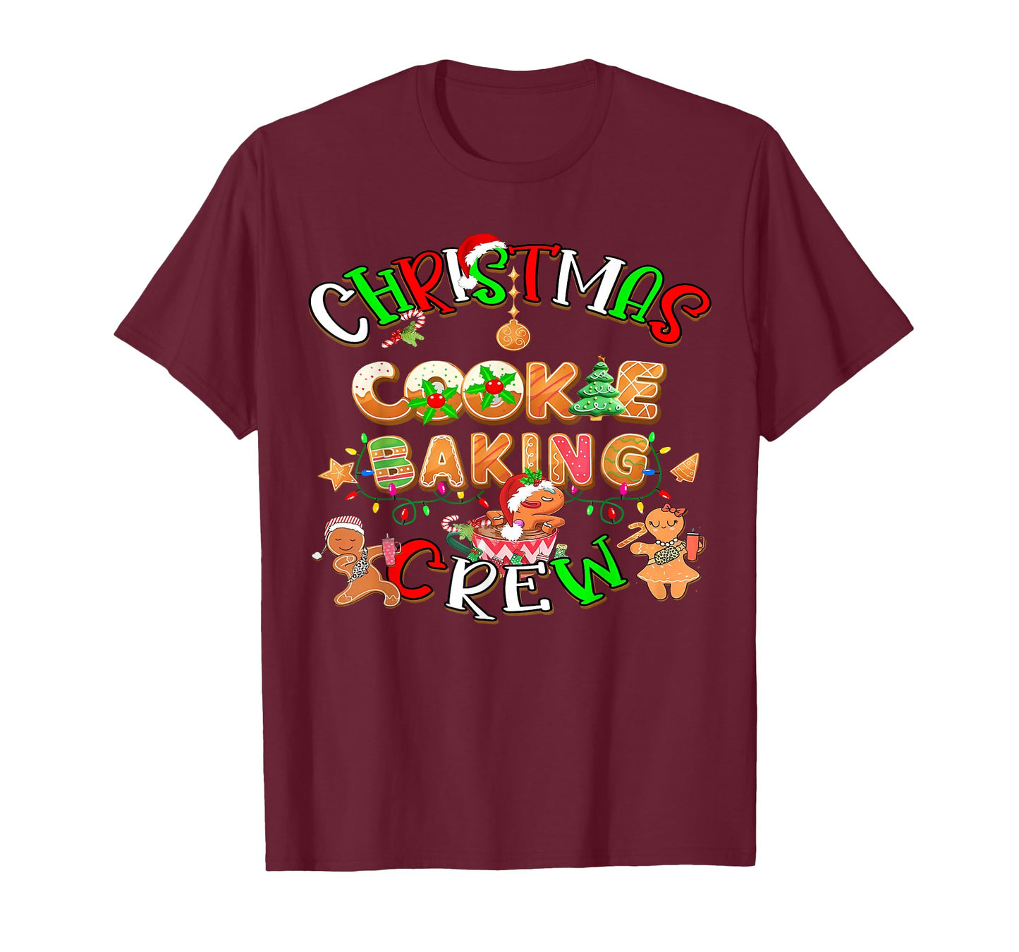 Funny Christmas Baking Crew Baking Christmas Cookie T-Shirt