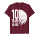 10th Birthday Boys Golf Player Golf 10 Years Old T-Shirt