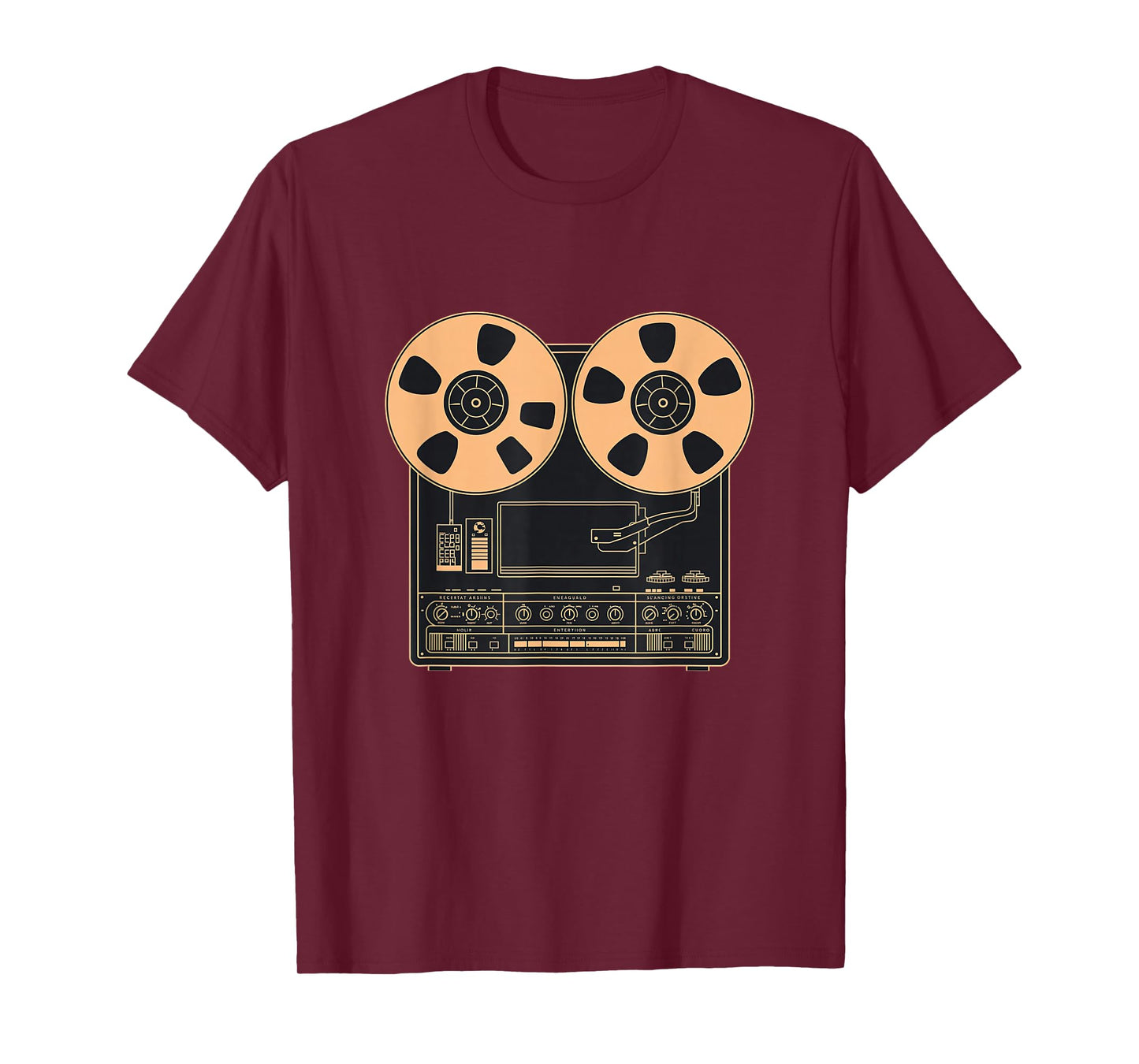 Analog Reel to Reel Recorder Art for Studio and Music Fans T-Shirt
