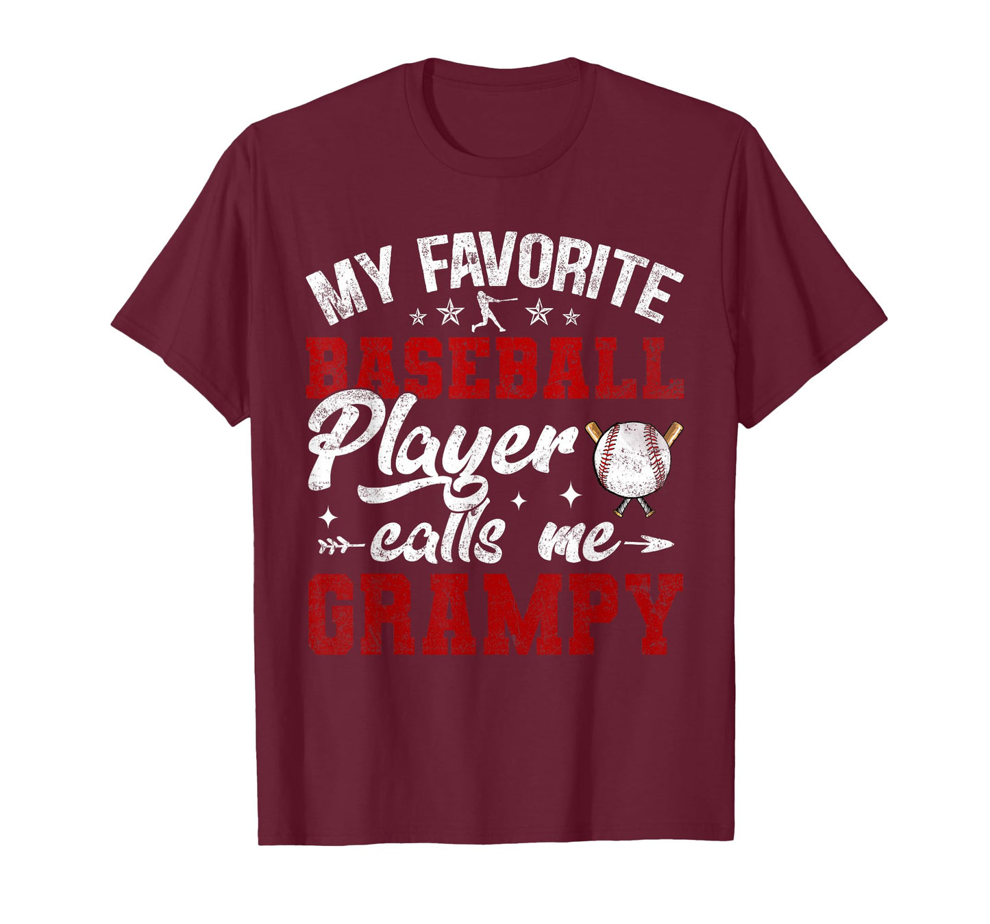 My Favorite Baseball Player Calls Me Grampy T-Shirt