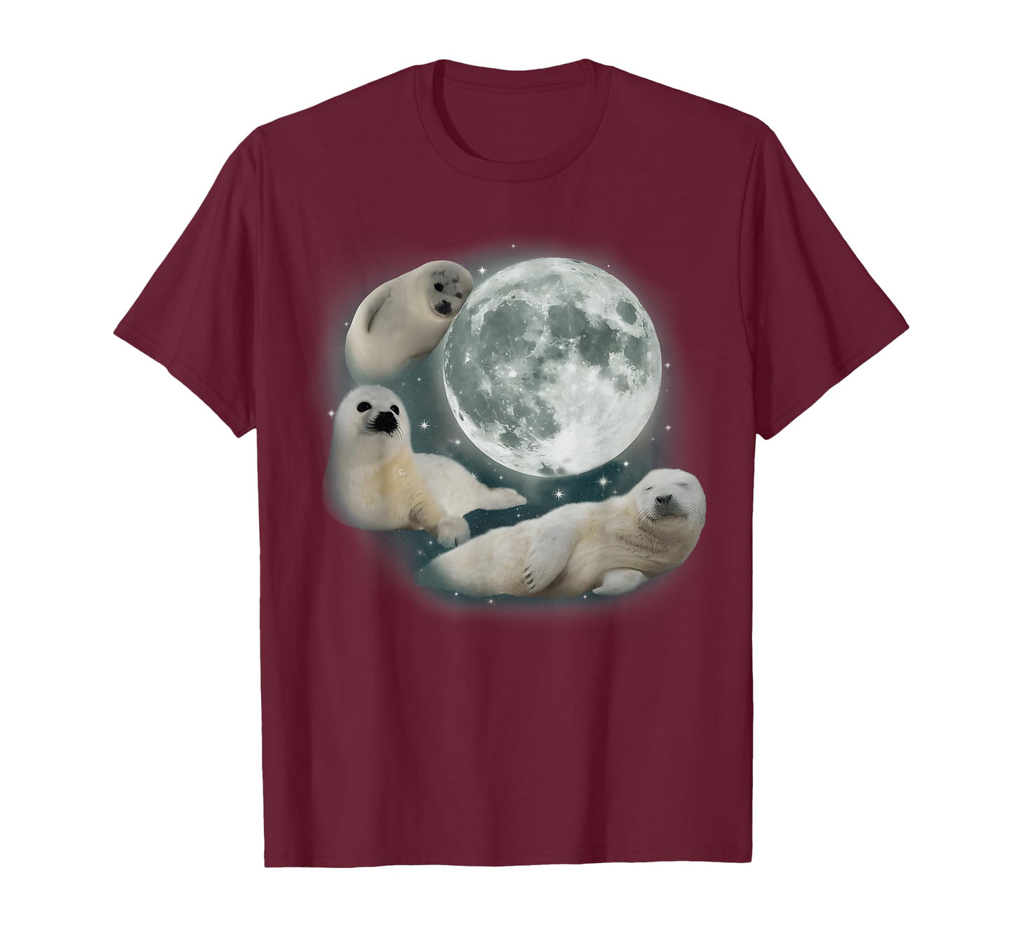 Three Baby Seal Vintage Graphic 90s Funny Women Men Kids T-Shirt