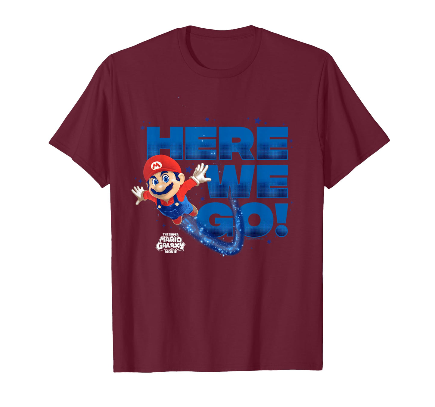 The Super Mario Galaxy Movie Mario Here We Go! T-Shirt