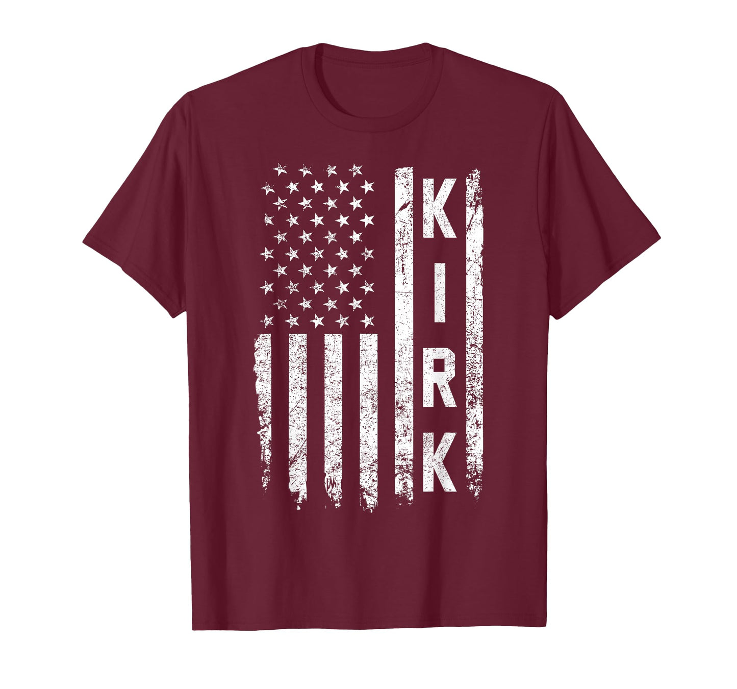 Retro Vintage Kirk US Flag T-Shirt