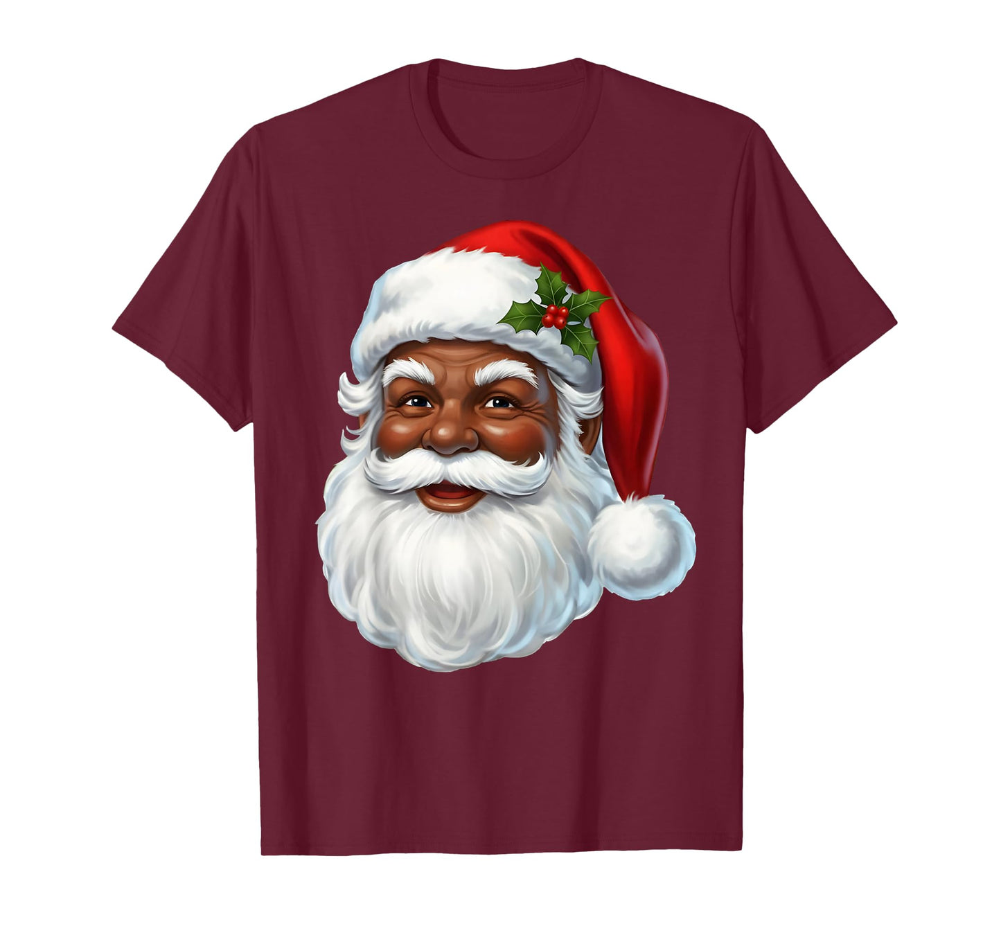 African American Santa Christmas Cool Black X-Mas T-Shirt
