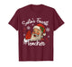 Santa's Favorite Teacher Funny Christmas Xmas Santa Claus PJ T-Shirt