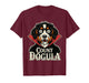 Count Dogula Funny Dog Spooky Party Halloween Bernedoodle T-Shirt